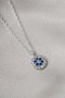 Heliophilia Silver Collar de Plata Esterlina 925 con Circonio